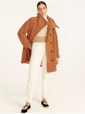 J. Crew Villa coat in teddy sherpa 8
